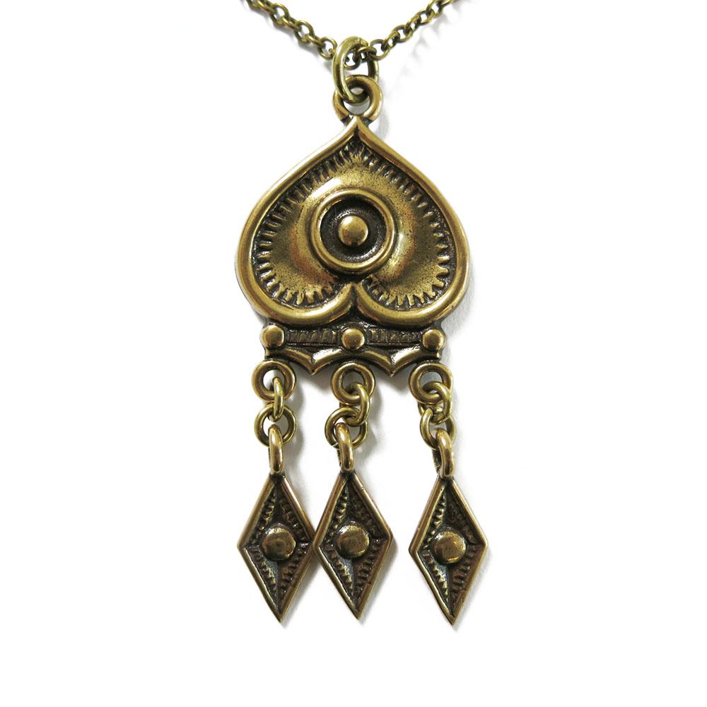 Kalevala Koru Herttalehti riipus 62cm, pronssi #1