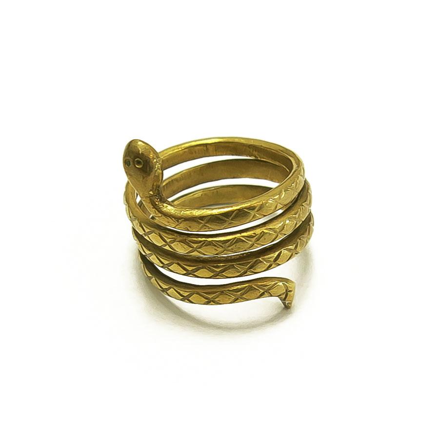 Kalevalan käärmesormus kokoa 18,25 #1