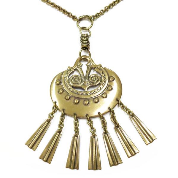 Kalevalakorun iso Kuutar-riipus 70cm pronssi #0