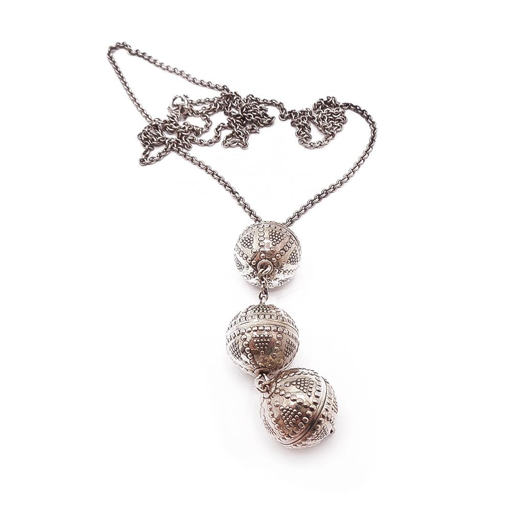 Kalevala korun Halikon filigraanipallo-kaulakoru 80cm v.-93 #0