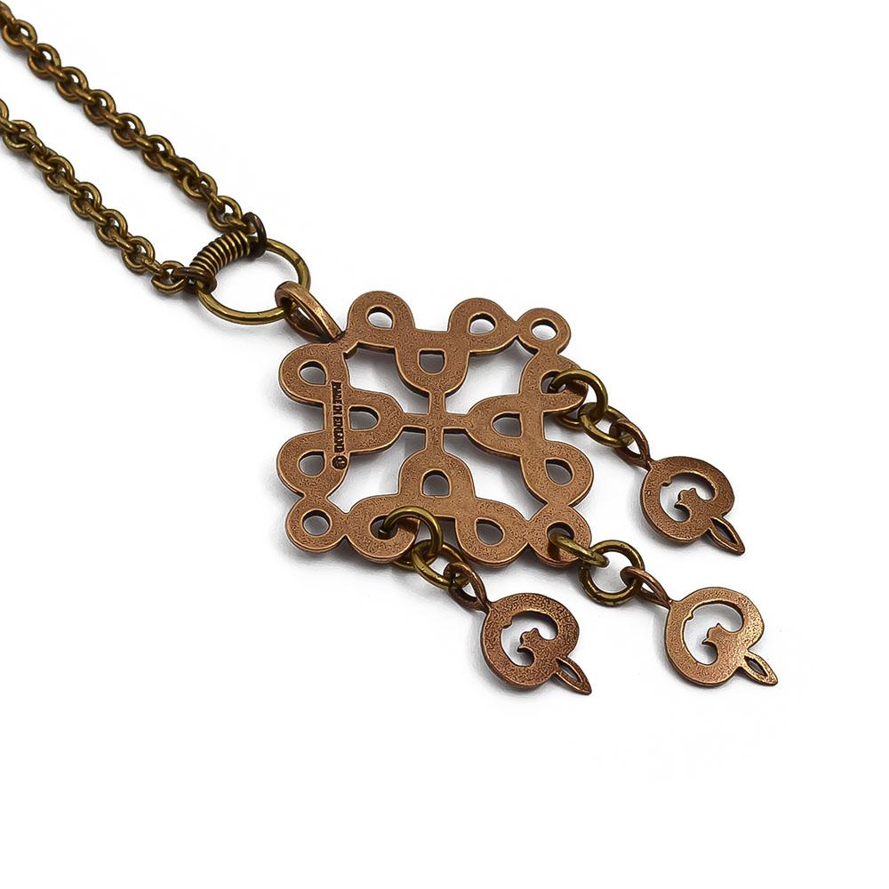 Kalevala koru Karjalainen nauhapunos kaulakoru 80 cm #1