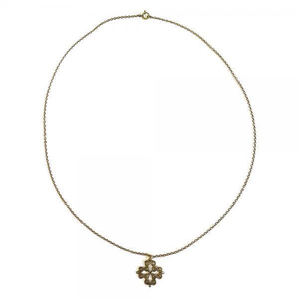 Kalevalan Karjalainen nauhapunos -pronssiriipus #1