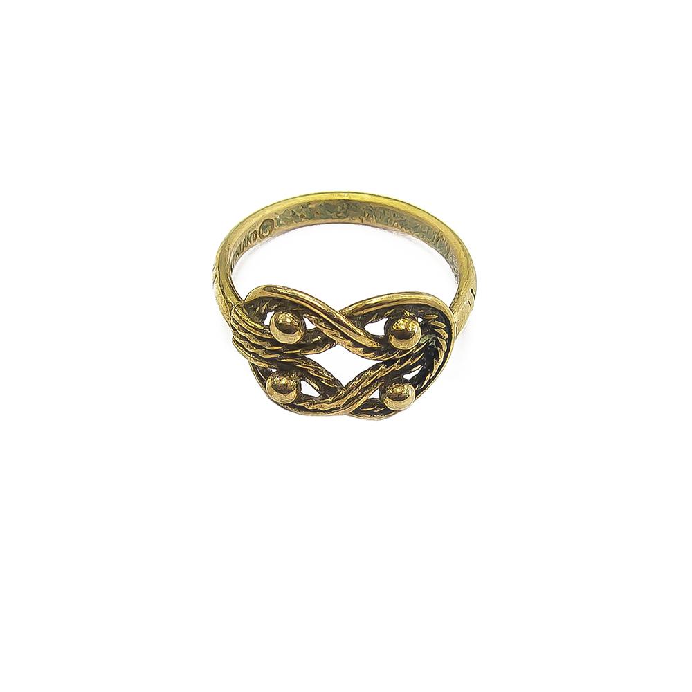 KK Teljäneito-sormus pronssi   15,5 #2