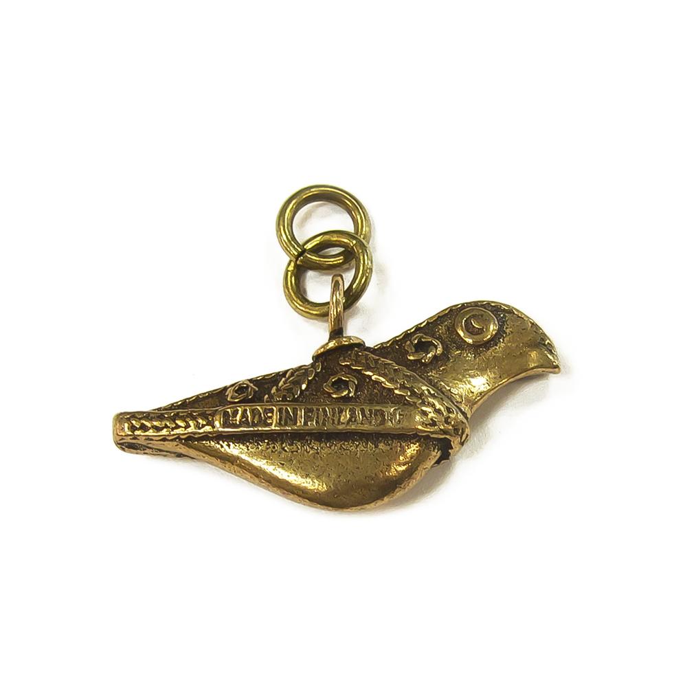 Kalevalan Hattulan lintu -pronssiriipus #1