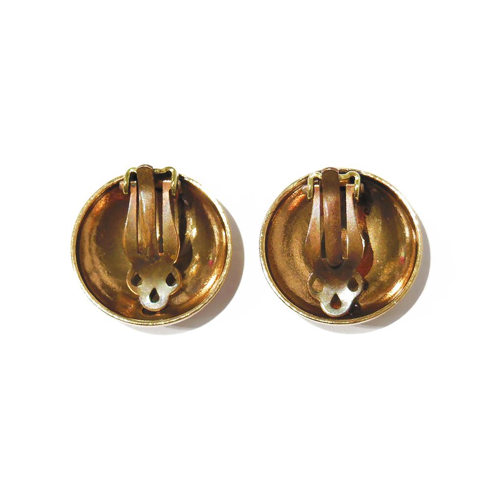 Kalevalan pronssiset Hannun vaakuna -klipsikorvakorut #1