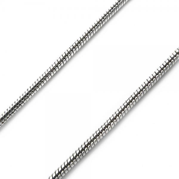 Hopeinen käärmeketju 45cm #1