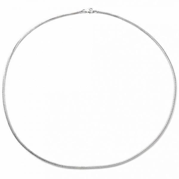 Hopeinen käärmeketju 50cm #2
