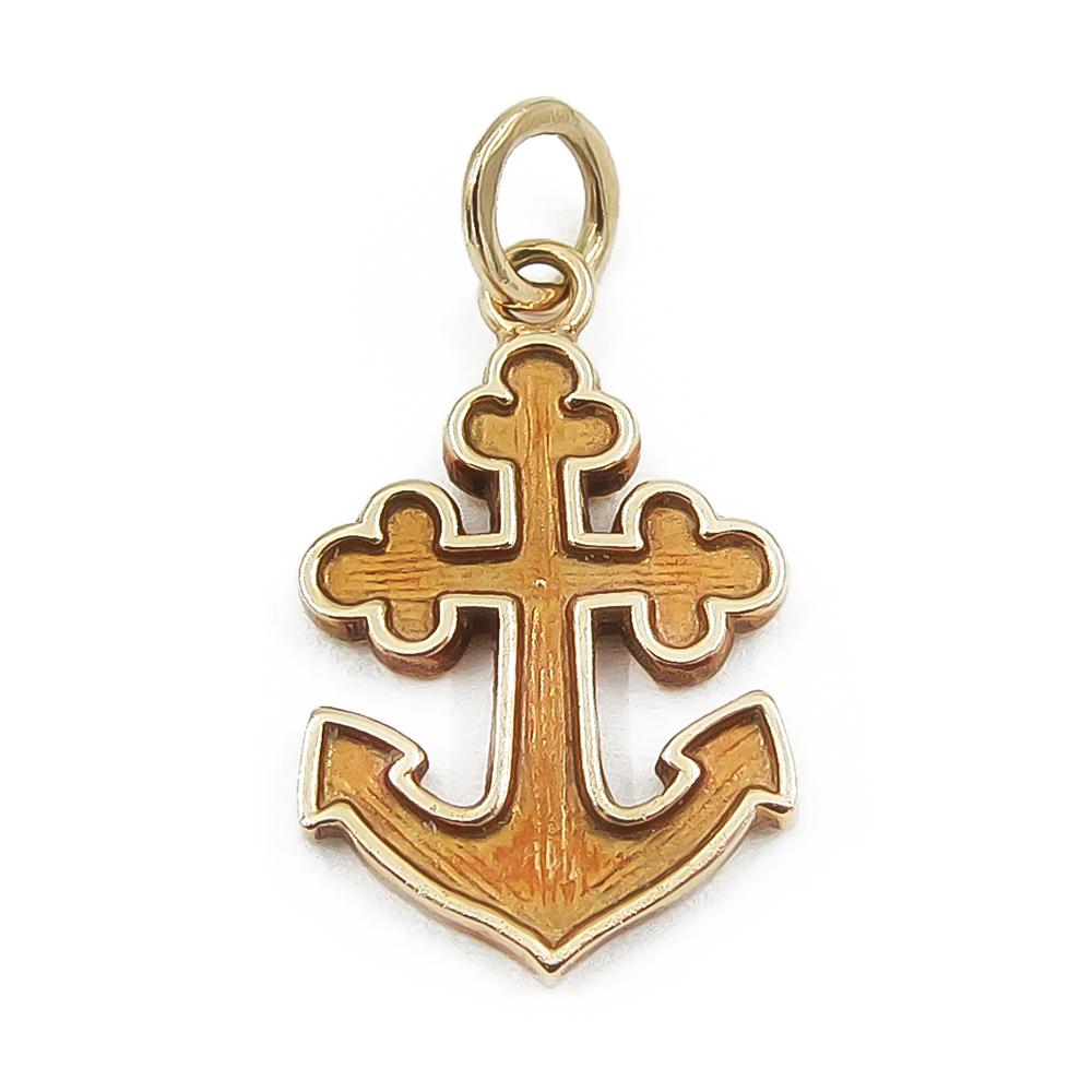 Kultainen ankkuri riipus v.2005 #0