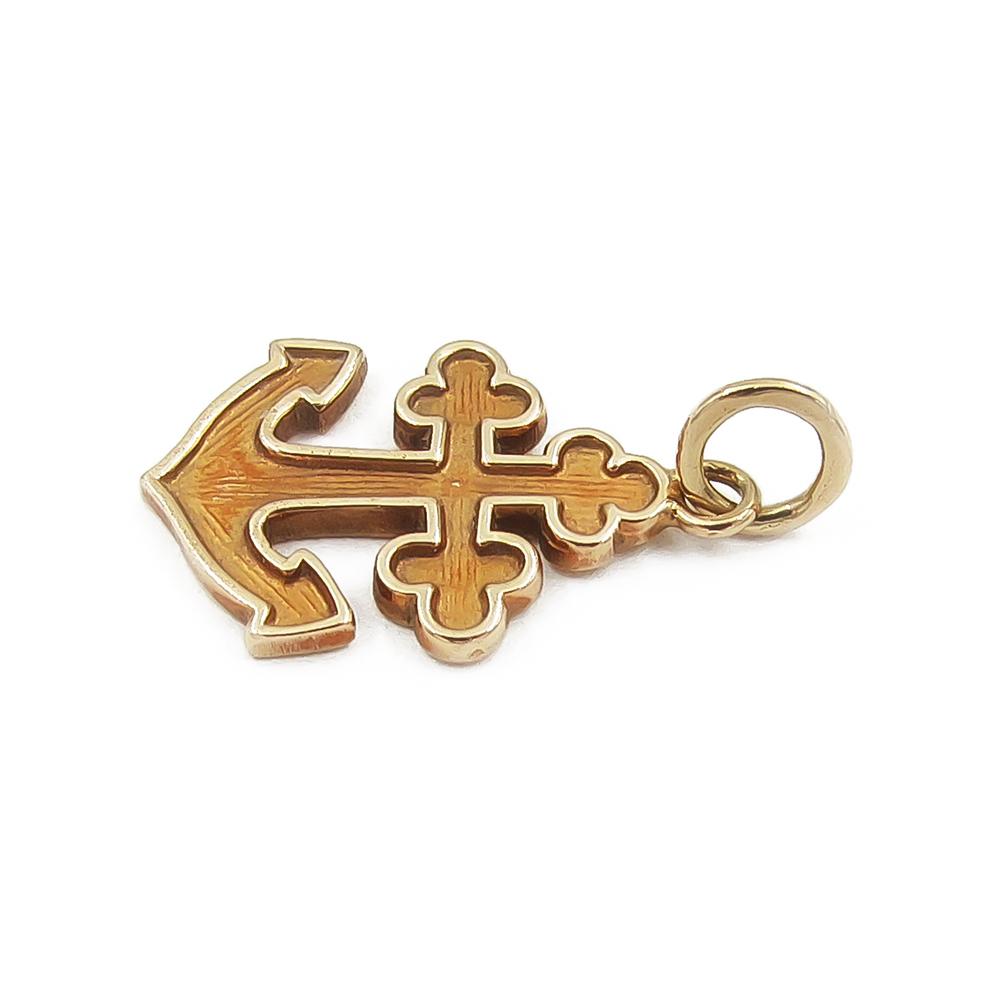 Kultainen ankkuri riipus v.2005 #1