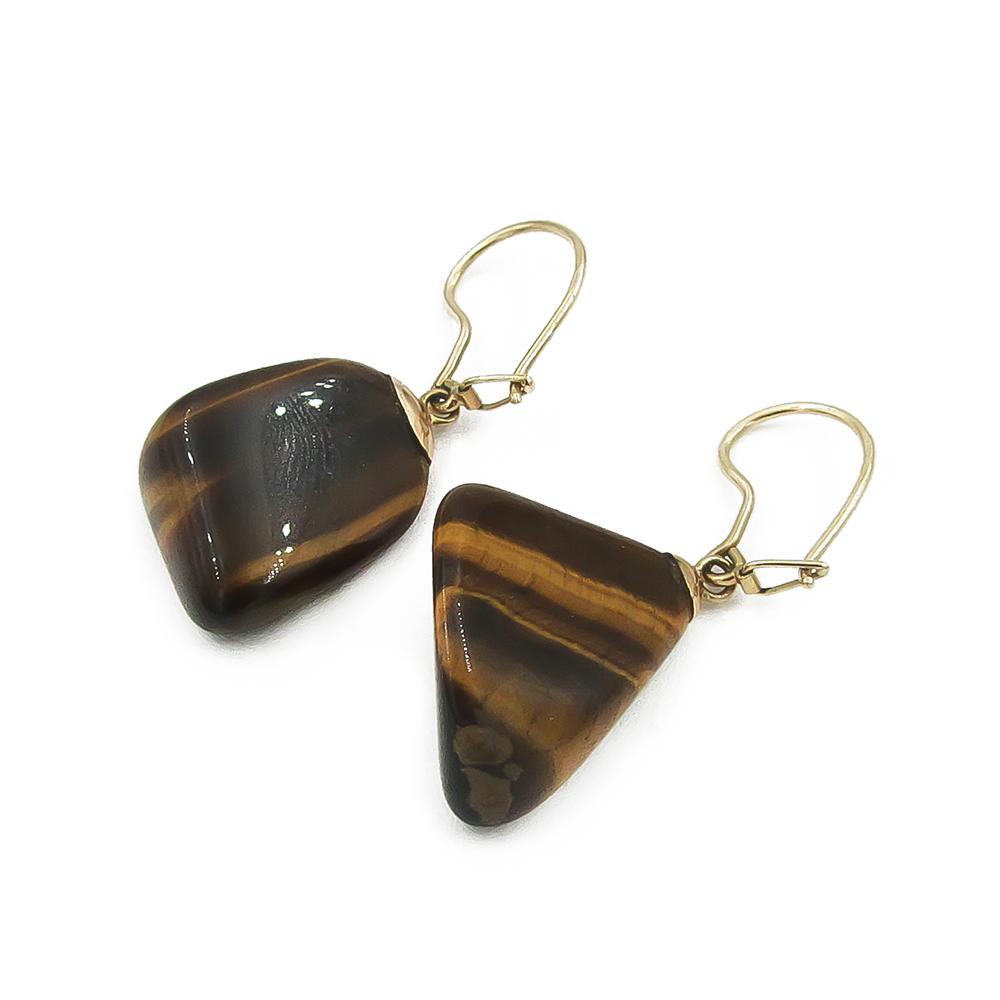 Kultaiset koukkukorvakorut #1