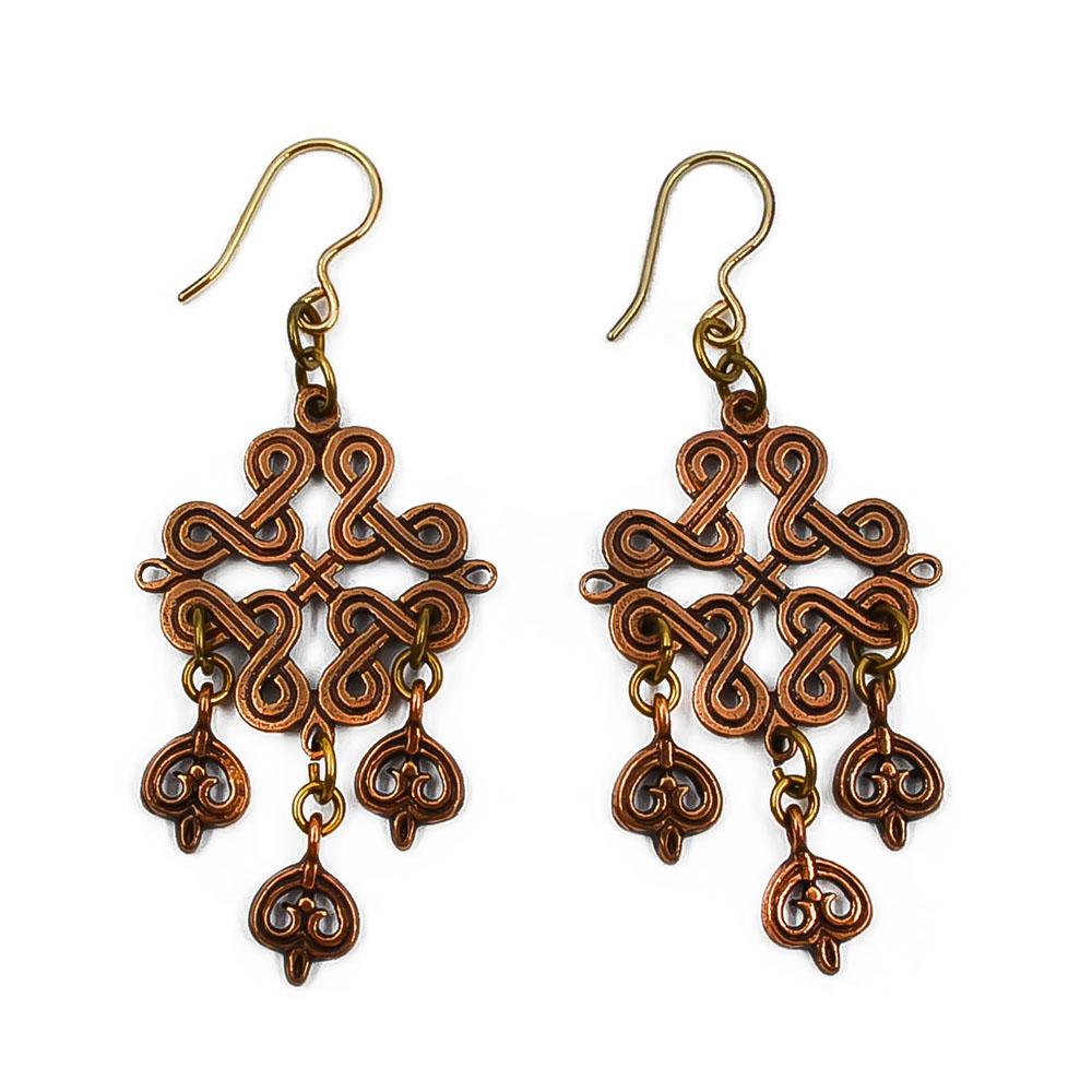 Kalevalan Karjalainen nauhapunos korvakorut #0