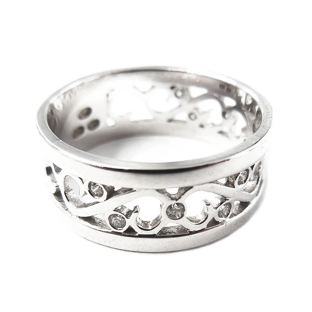 Princess Freja timanttisormus 0,11ct valkokulta,17,25mm #3