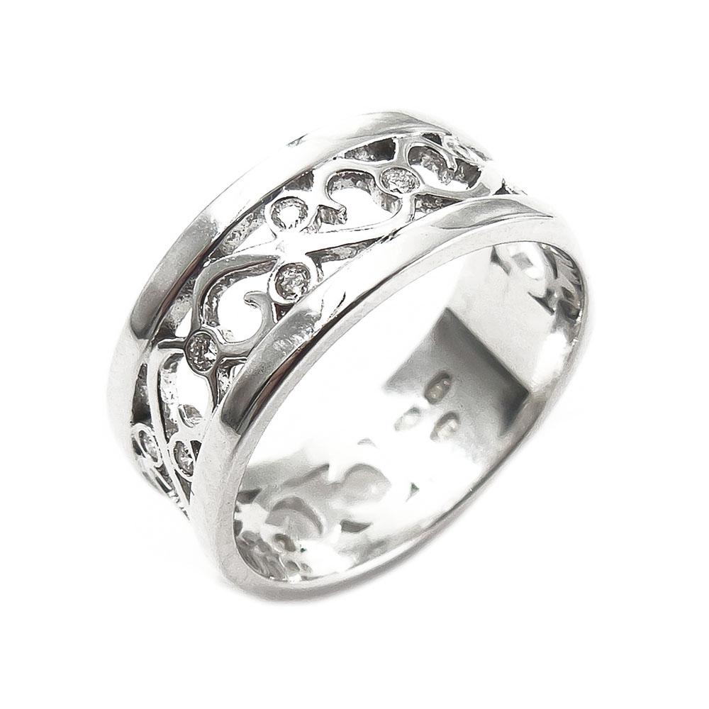 Princess Freja timanttisormus 0,11ct valkokulta,17,25mm #0