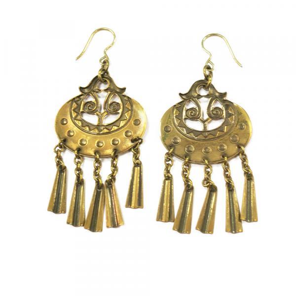 Kalevala Kuutar korvakorut pronssia #1