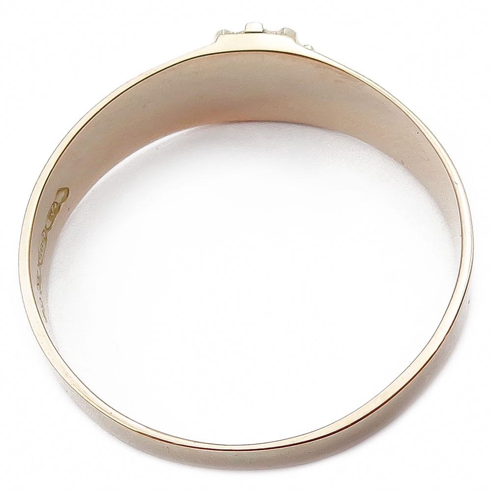 Kultainen teknikon sormus 21mm v.-89 #2