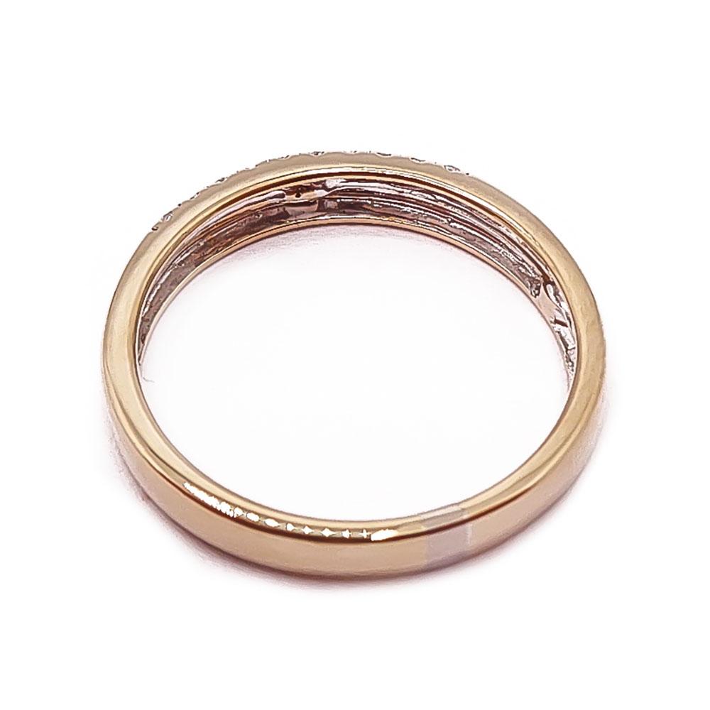 Kultainen timanttisormus 19mm 0,05ct #2