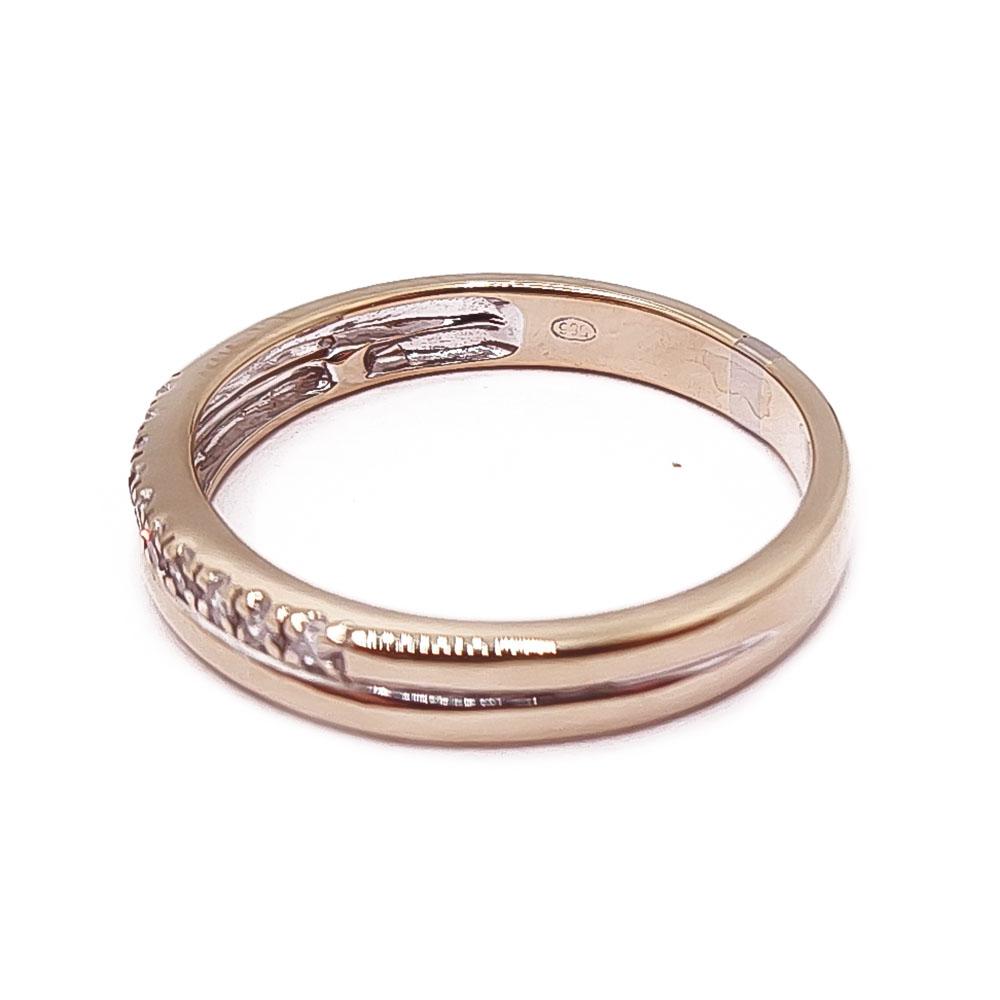 Kultainen timanttisormus 19mm 0,05ct #3