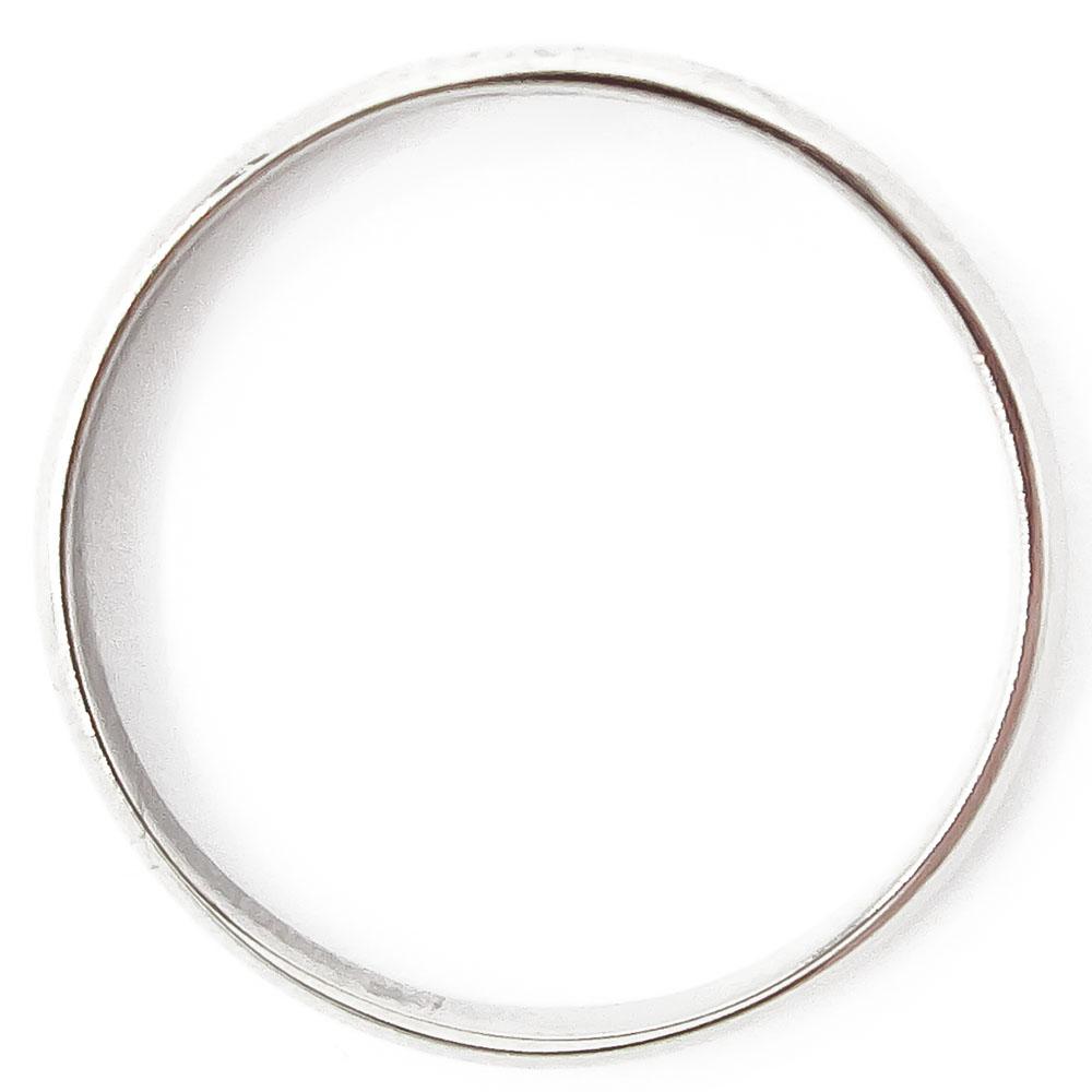 18k Valkokultainen 2mm sormus 15,75mm #2