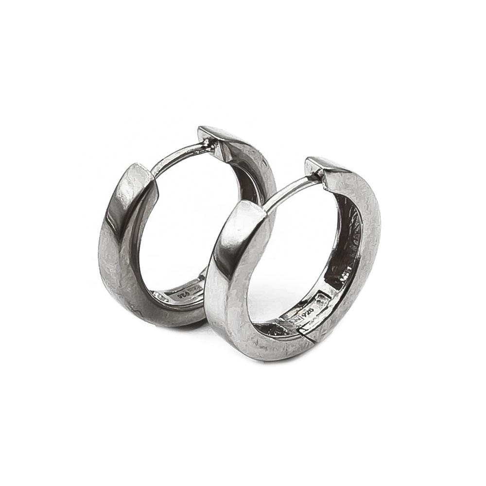 Hopeiset korvarenkaat 3 x 16mm #0