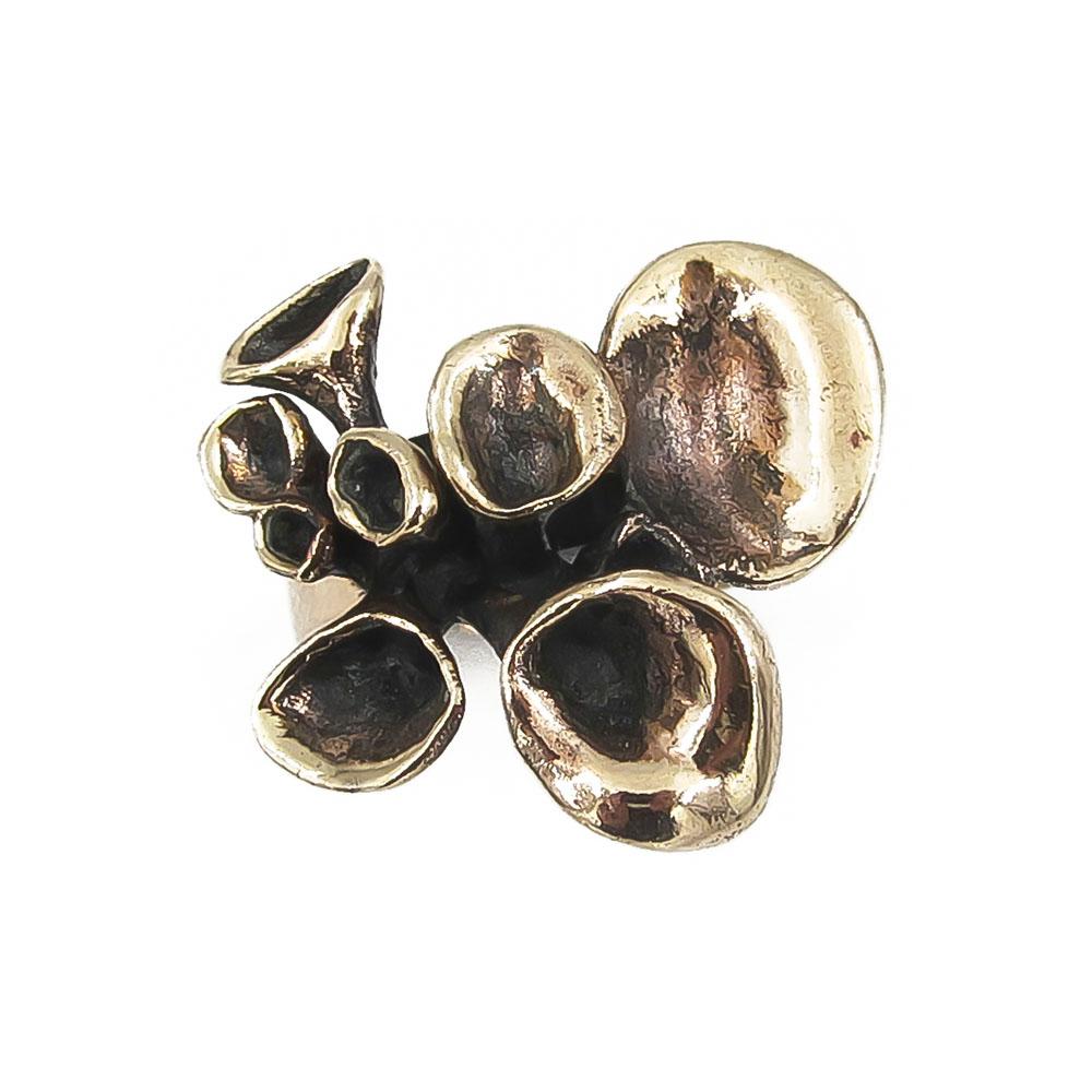 Valo-Koru Jäkälä pronssisormus halk.19mm, sääd. #6