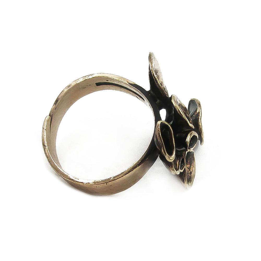 Valo-Koru Jäkälä pronssisormus halk.19mm, sääd. #4