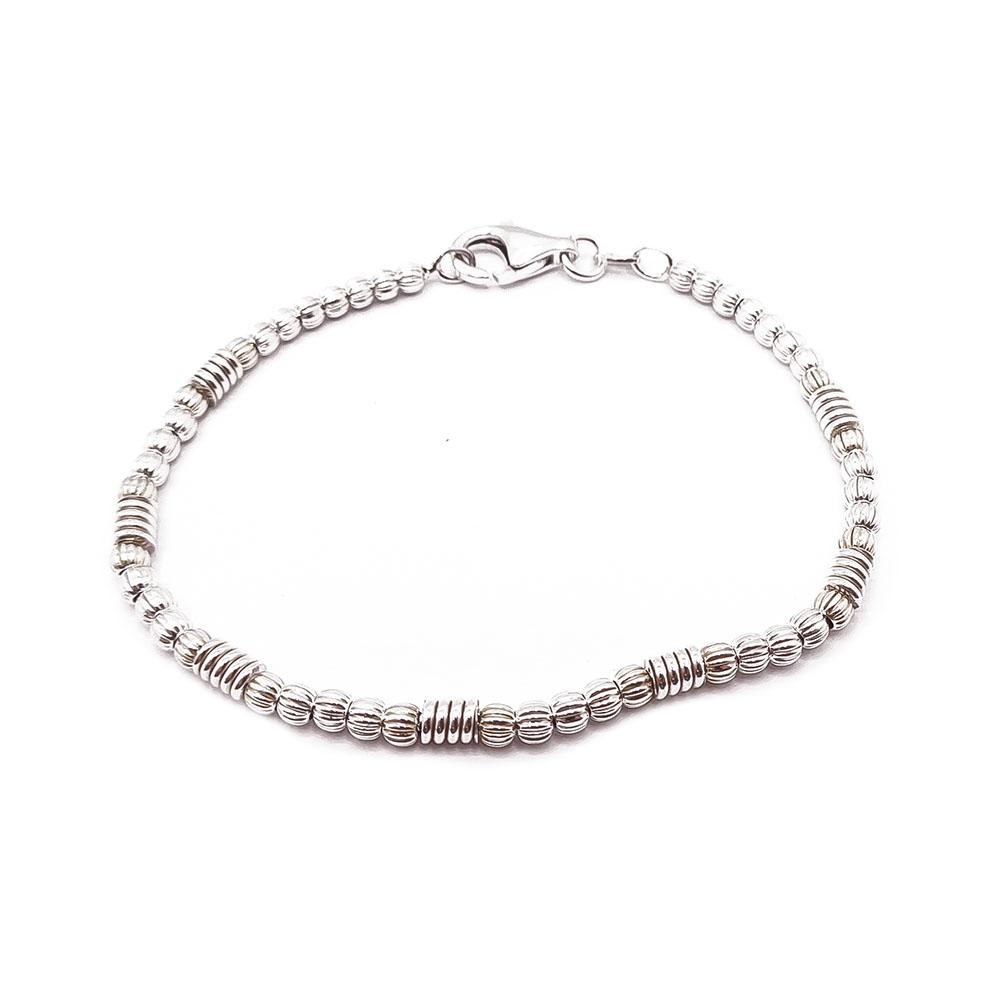 Hopeinen ranneketju 18cm #0