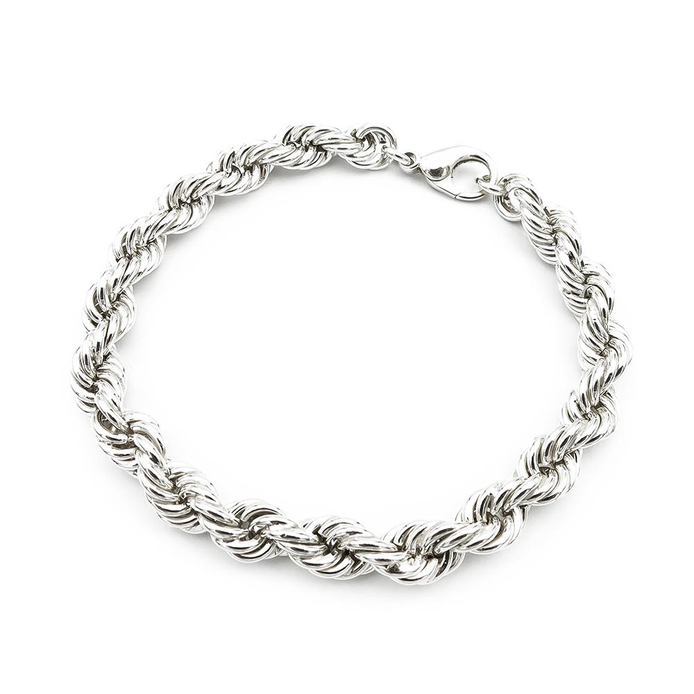 Hopeinen Cordell ranneketju 7mm 20cm #1