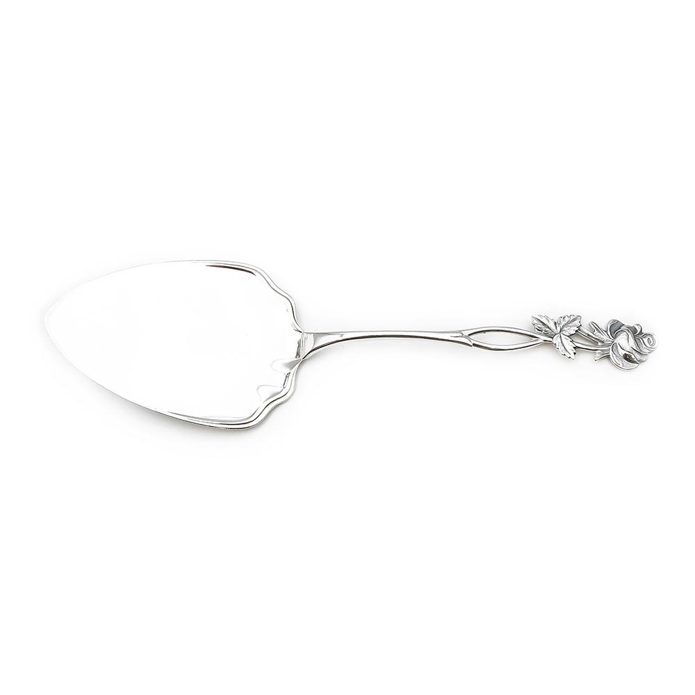 Ruusu kokohopeinen kakkulapio v.-59 #0