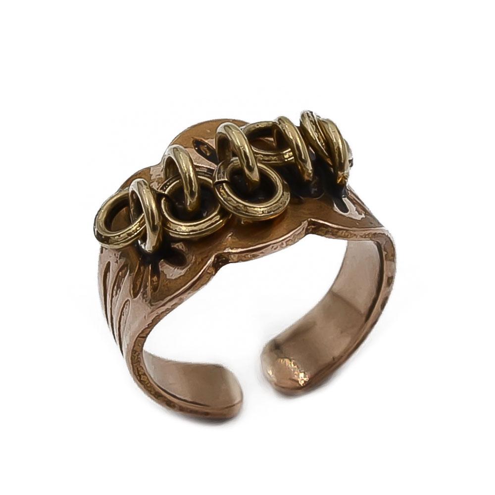 Kalevala korun pronssinen Lapin sormus koko 18 #0