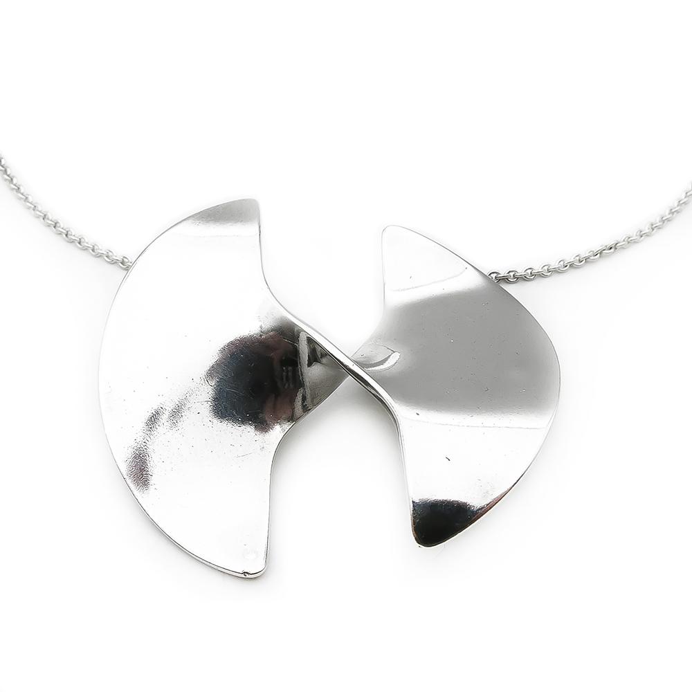 Pekka Piekäinen, hopeinen kaulakoru 62cm v.-75 #4