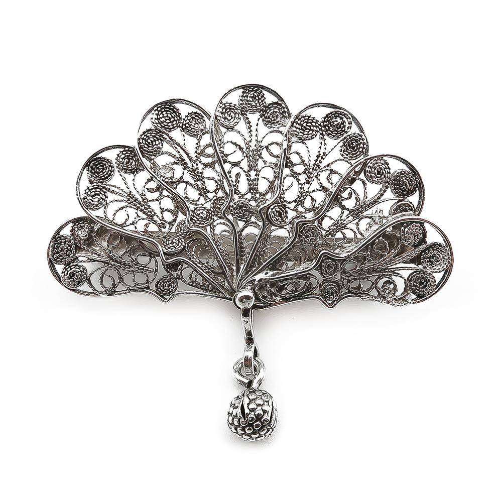 Filigraani rintakoru, hopea #0