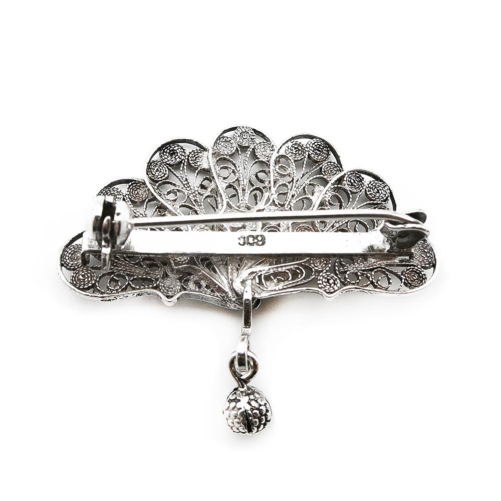 Filigraani rintakoru, hopea #1