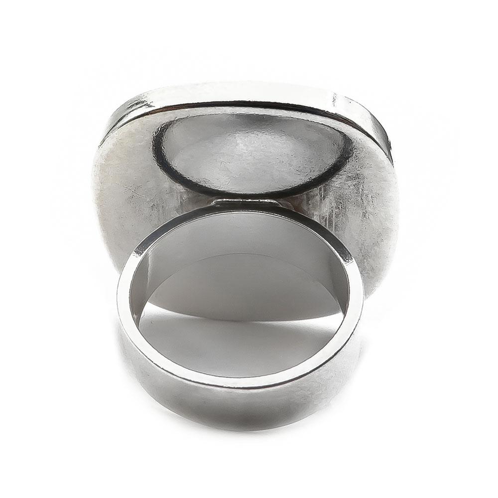 Kalevala koru sormus spektroliittikivellä 16,5mm #2