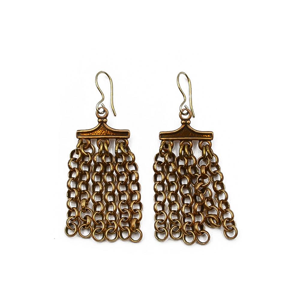 Kalevala korun Paratiisi korvakorut, pronssi #0