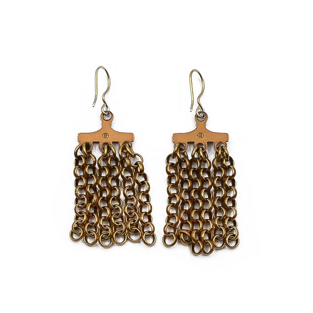 Kalevala korun Paratiisi korvakorut, pronssi #1