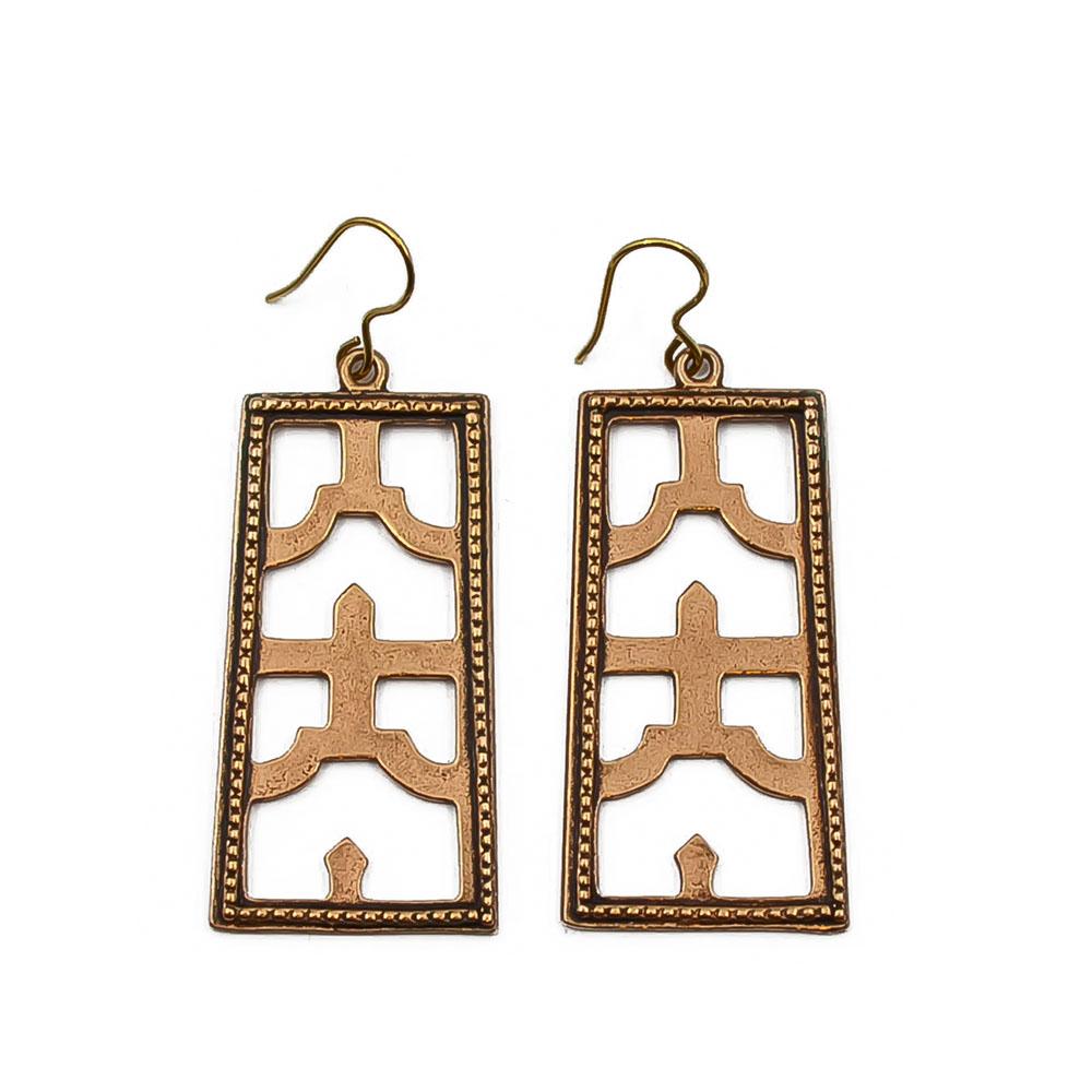 Kalevala Korun Luistarin viikinkihelat korvakorut, pronssi #0