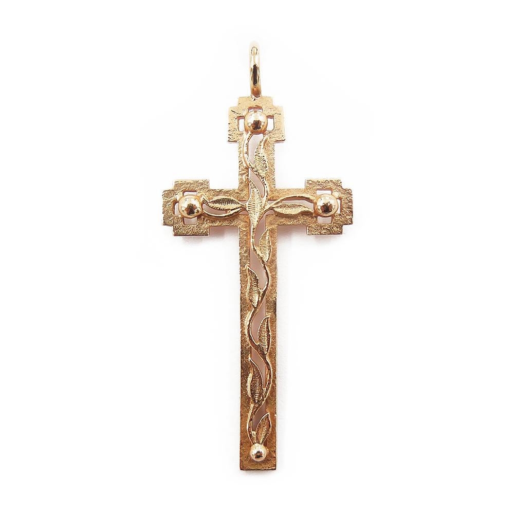 Kultainen risti riipus #0