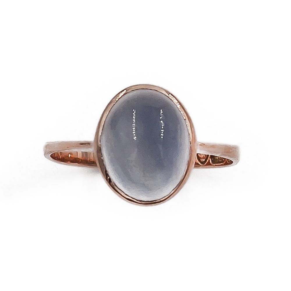 Kultainen v.sinikivinen sormus ovaali 16 #1