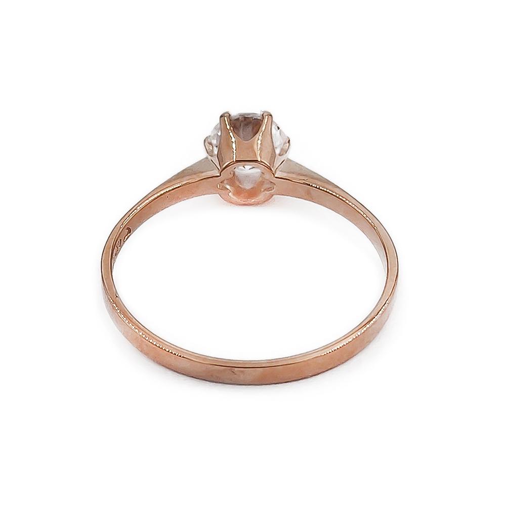 Kultainen kirkaskivinen zirkoniasormus 16.25 1997 Heinolan kulta #2