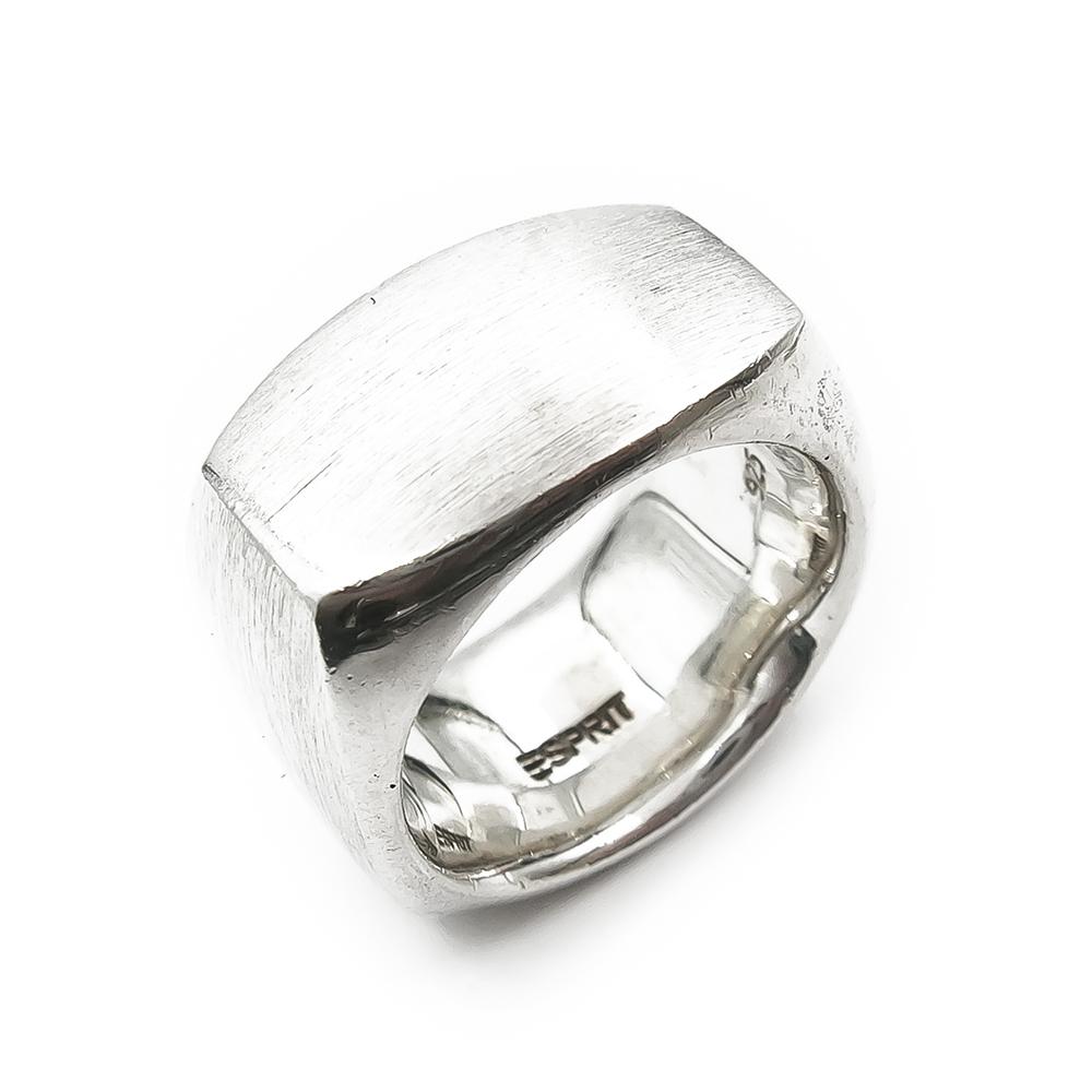 Esprit kulmikas hopeasormus 17,25mm #0