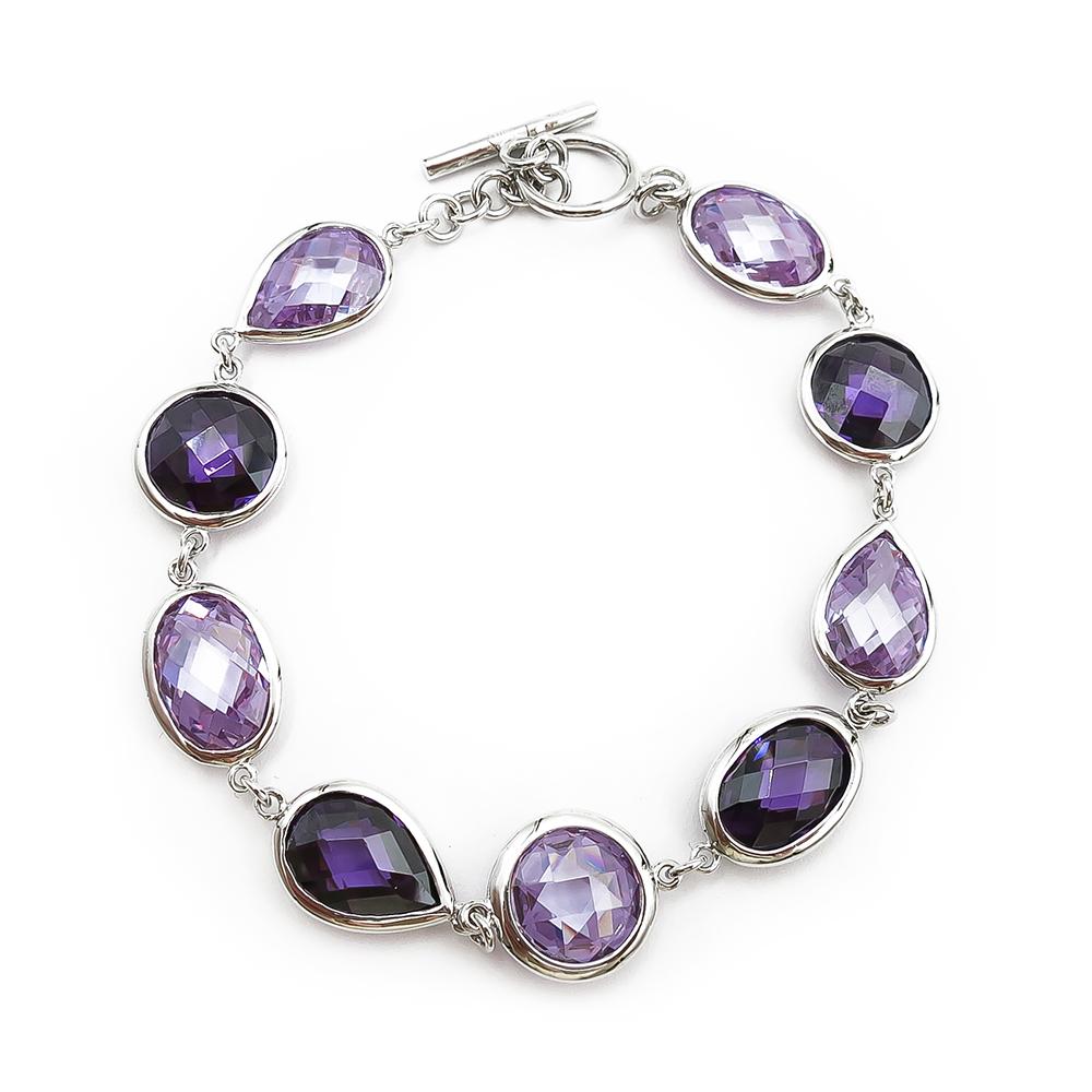 Ranneketju violetein kivin 19,5cm #0