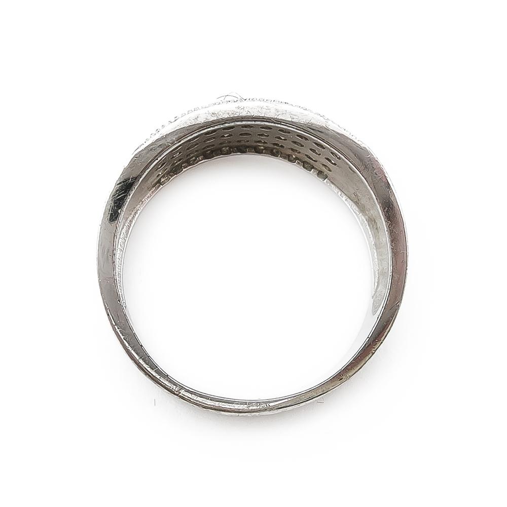 5-rivinen zirkonia sormus 18,5mm #2