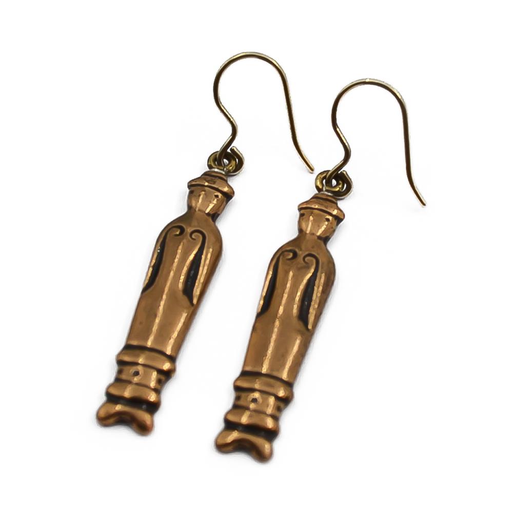 Kalevala korun Nukke korvakorut, pronssi #1