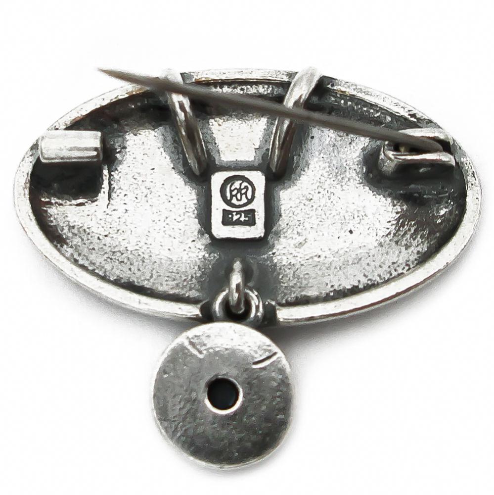 Kalevala Koru Naisen voima riipus/solki spectroliitilla #1