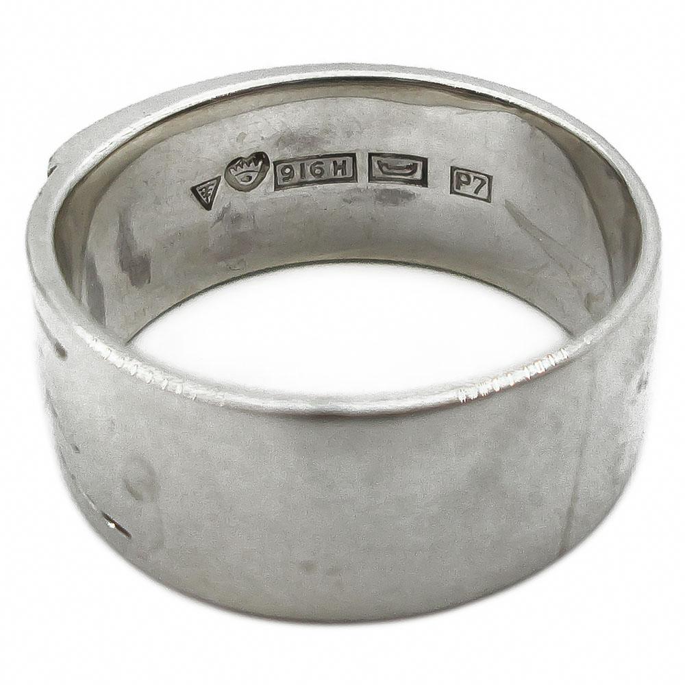 hopeinen sormus 17,25mm v.-68 #2