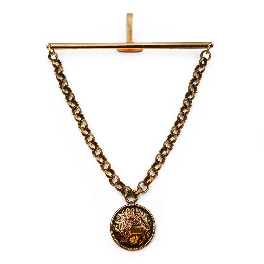 Kalevala Koru Aurinkoleijona solmioneula, pronssi #0