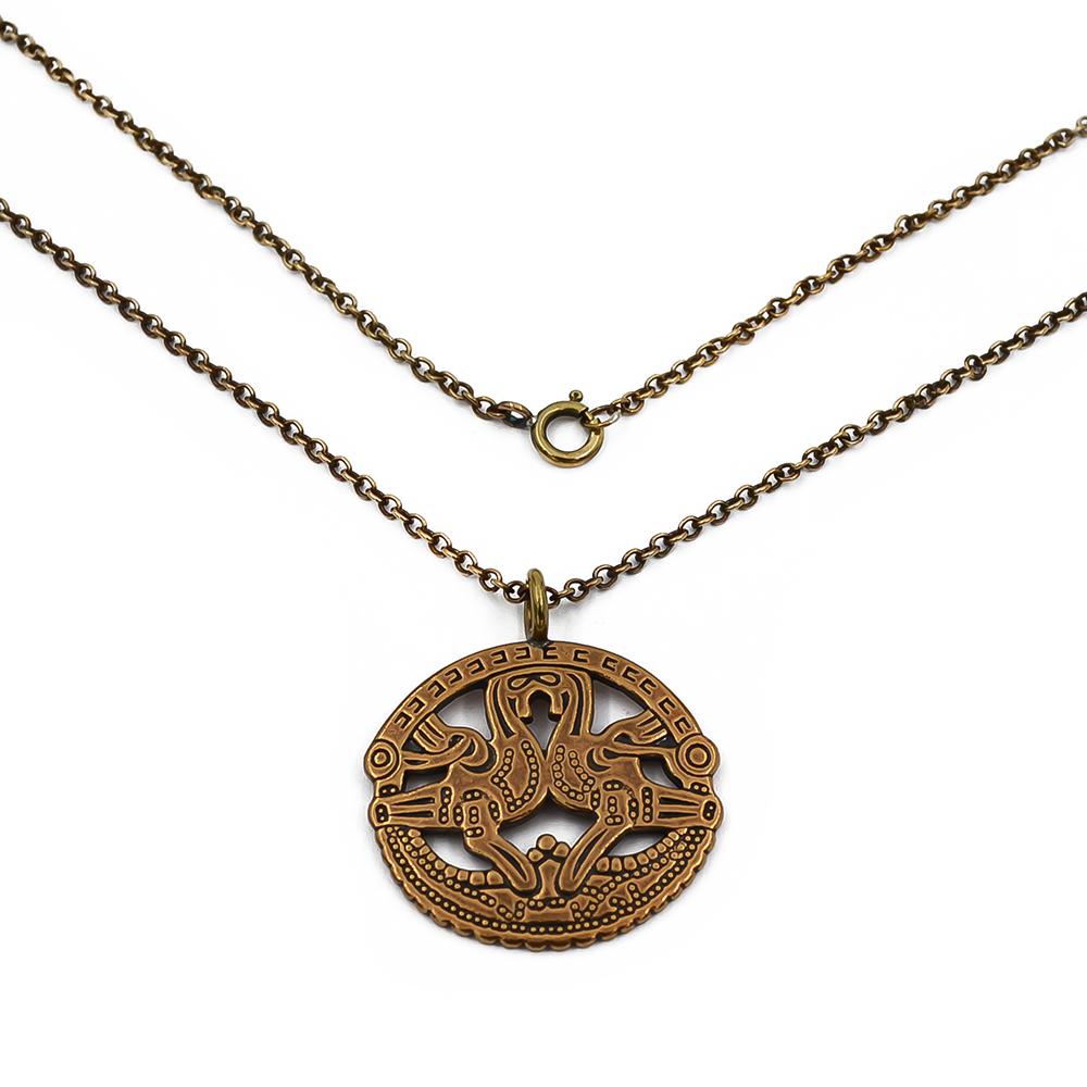 Kalevala korun Kuhmoisten kukot kaulakoru pieni 60cm #0