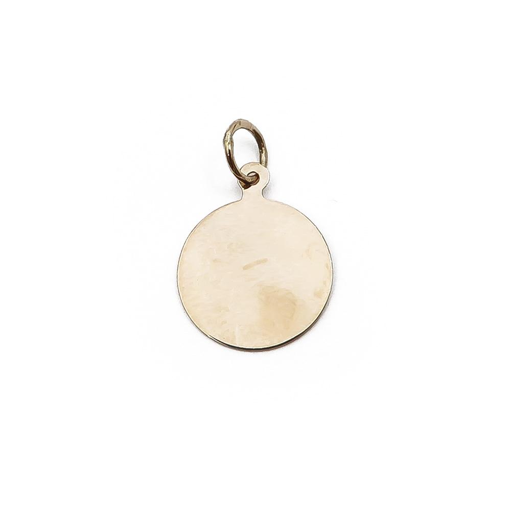 kultainen pyöreä laattariipus #0