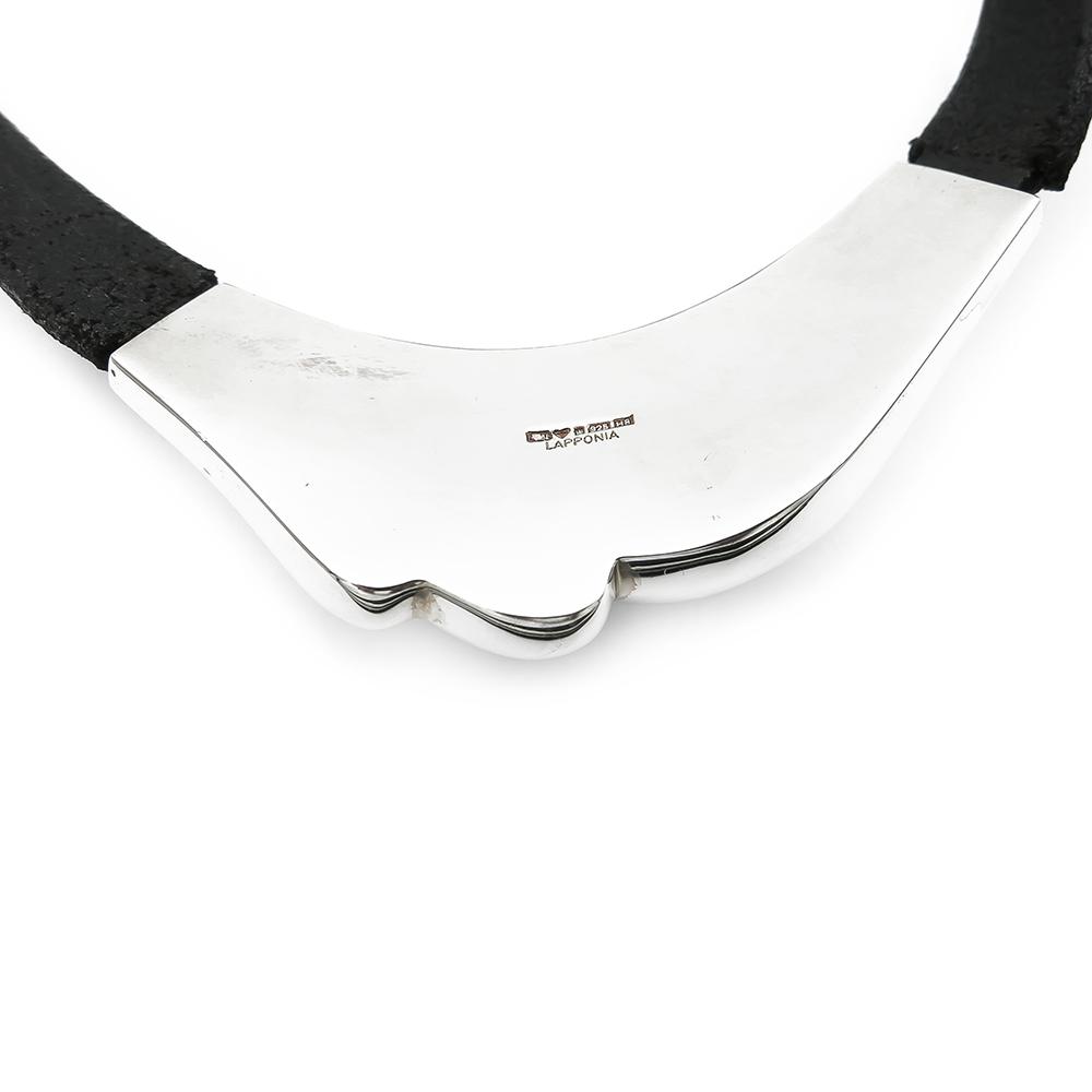 Lapponia Collection Fertility kaulakoru hopea/nahka v.-85 #2