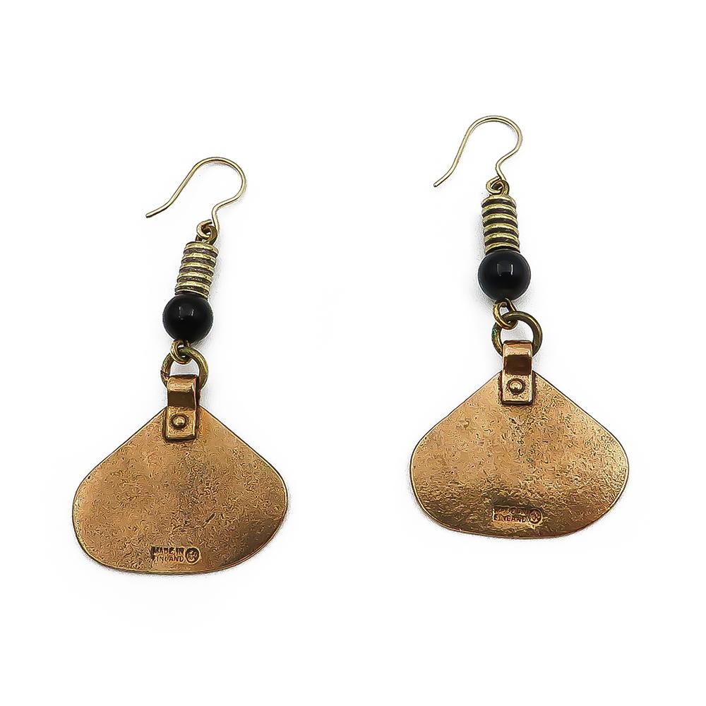 Kalevala koru linnaniemen korvakorut, pronssi #1